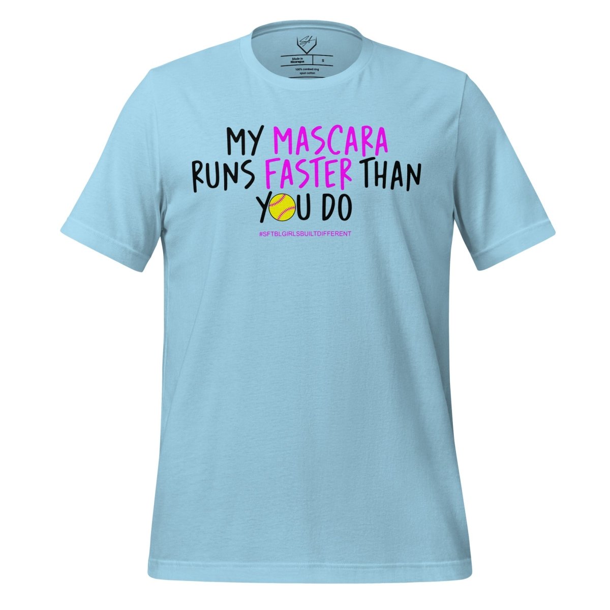 My Mascara Runs Faster Than You Do Pink - Adult Tee - SA Apparel