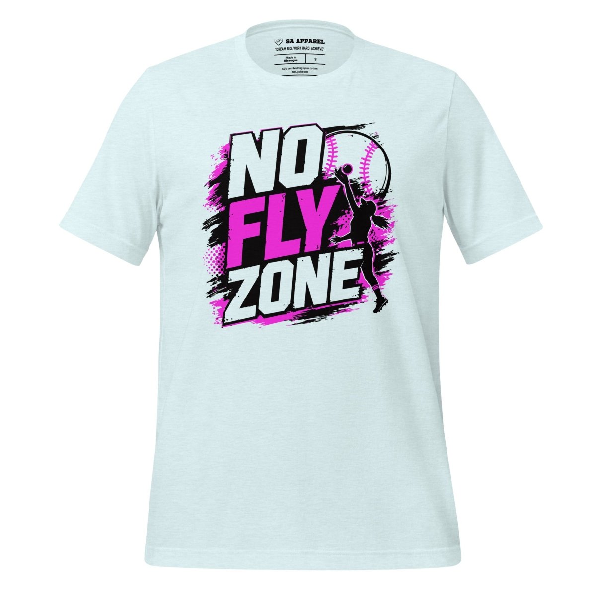 No Fly Zone Softball - Adult Tee - SA Apparel