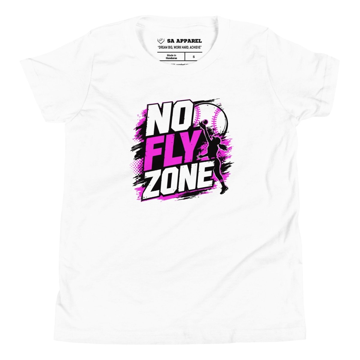 No Fly Zone Softball - Youth Tee - SA Apparel