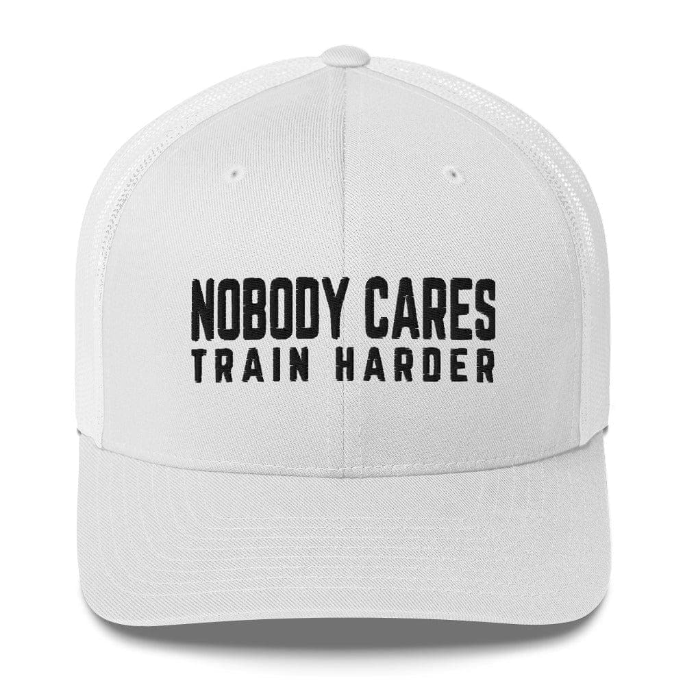 Nobody Cares Train Harder - Trucker Hat - SA Apparel