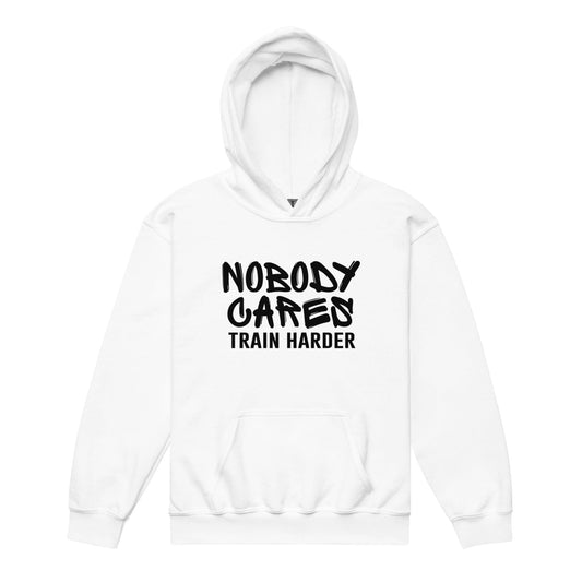 Nobody Cares Train Harder - Youth Hoodie - SA Apparel