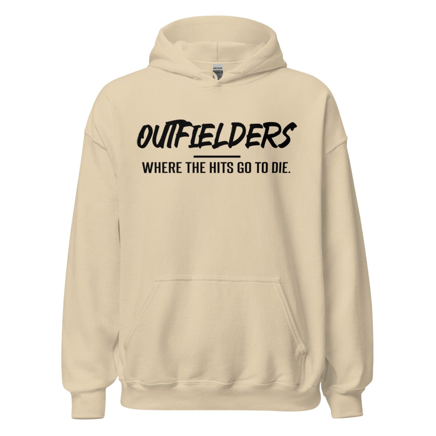 Outfielders: Where The Hits Go To Die - Adult Hoodie - SA Apparel