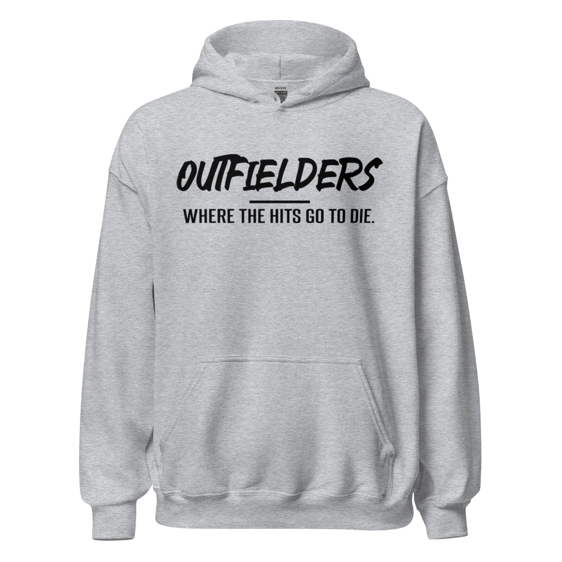 Outfielders: Where The Hits Go To Die - Adult Hoodie - SA Apparel