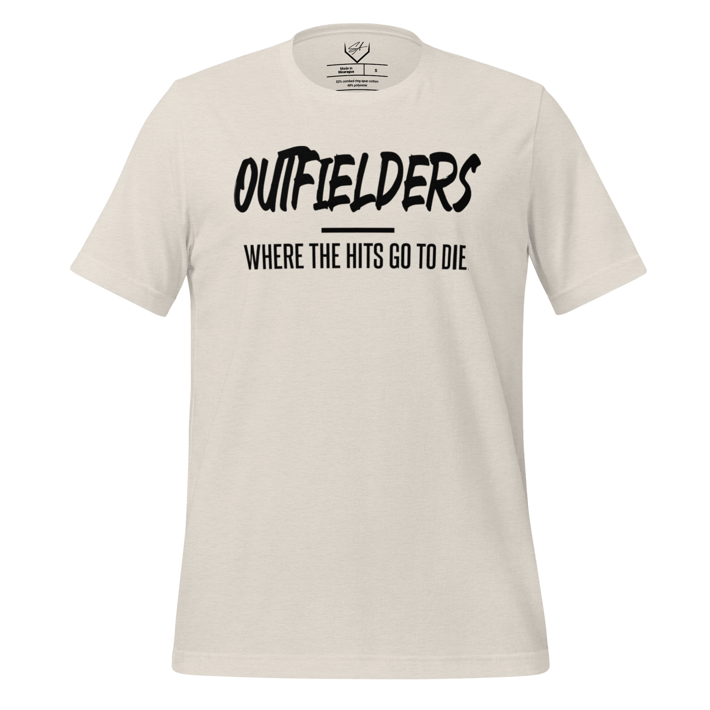 Outfielders: Where The Hits Go To Die - Adult Tee - SA Apparel