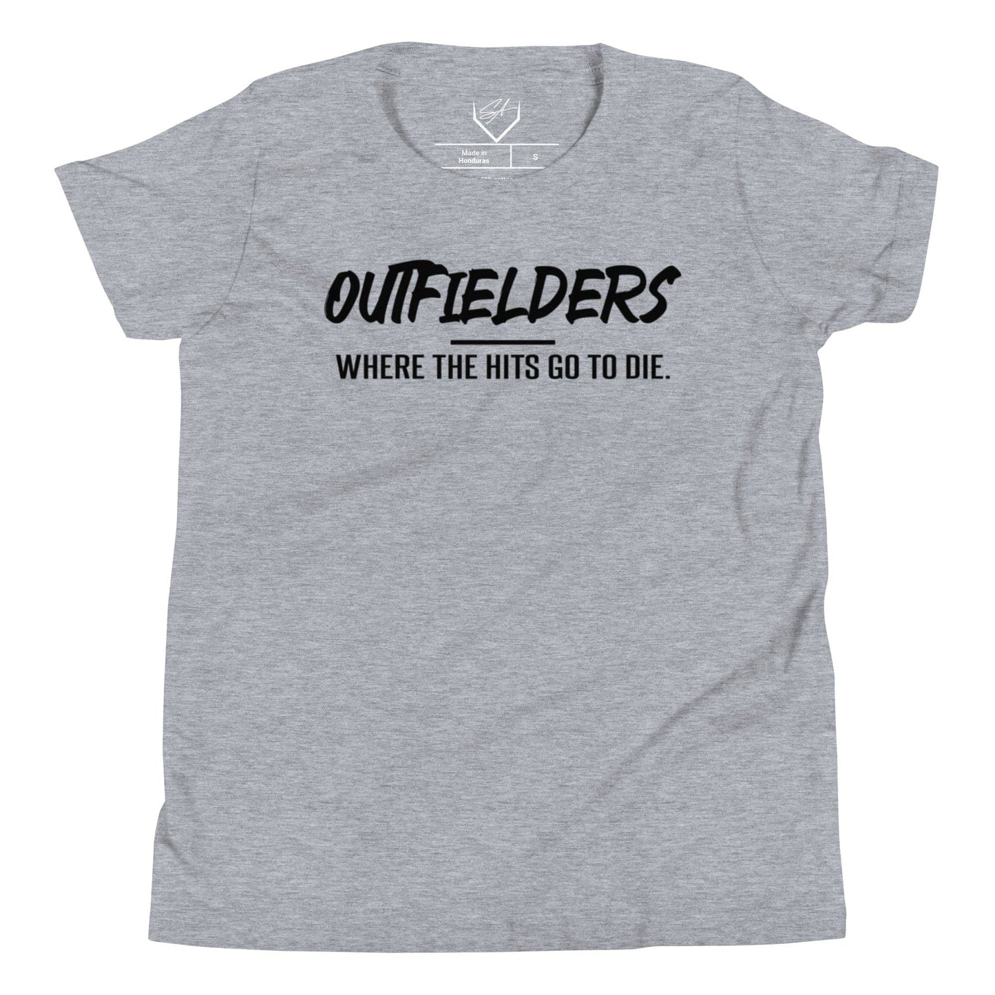 Outfielders: Where The Hits Go To Die - Youth Tee - SA Apparel
