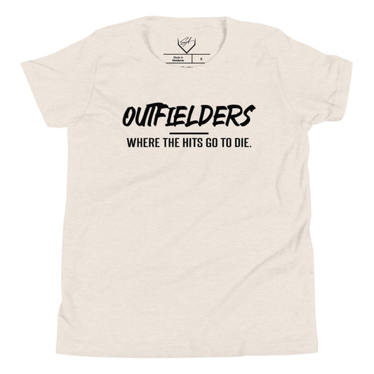 Outfielders: Where The Hits Go To Die - Youth Tee - SA Apparel