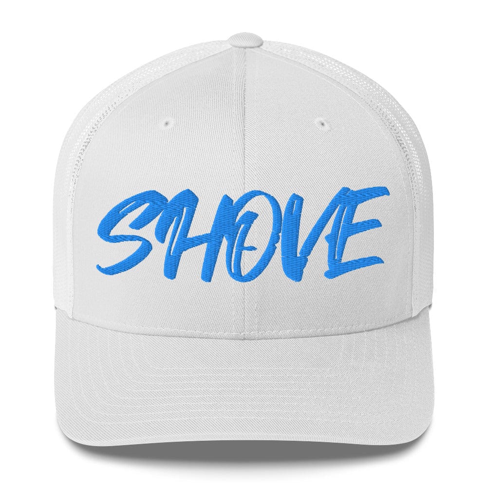 SA Apparel Trucker Hat White Shove - Trucker Hat