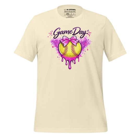 Softball Game Day Drip - Adult Tee - SA Apparel