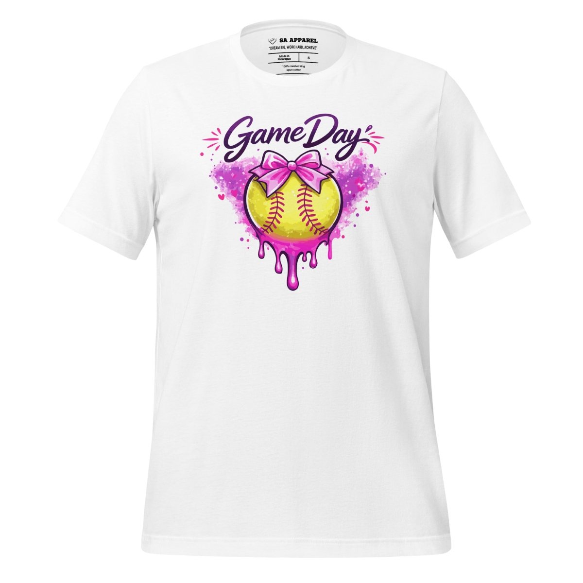 Softball Game Day Drip - Adult Tee - SA Apparel