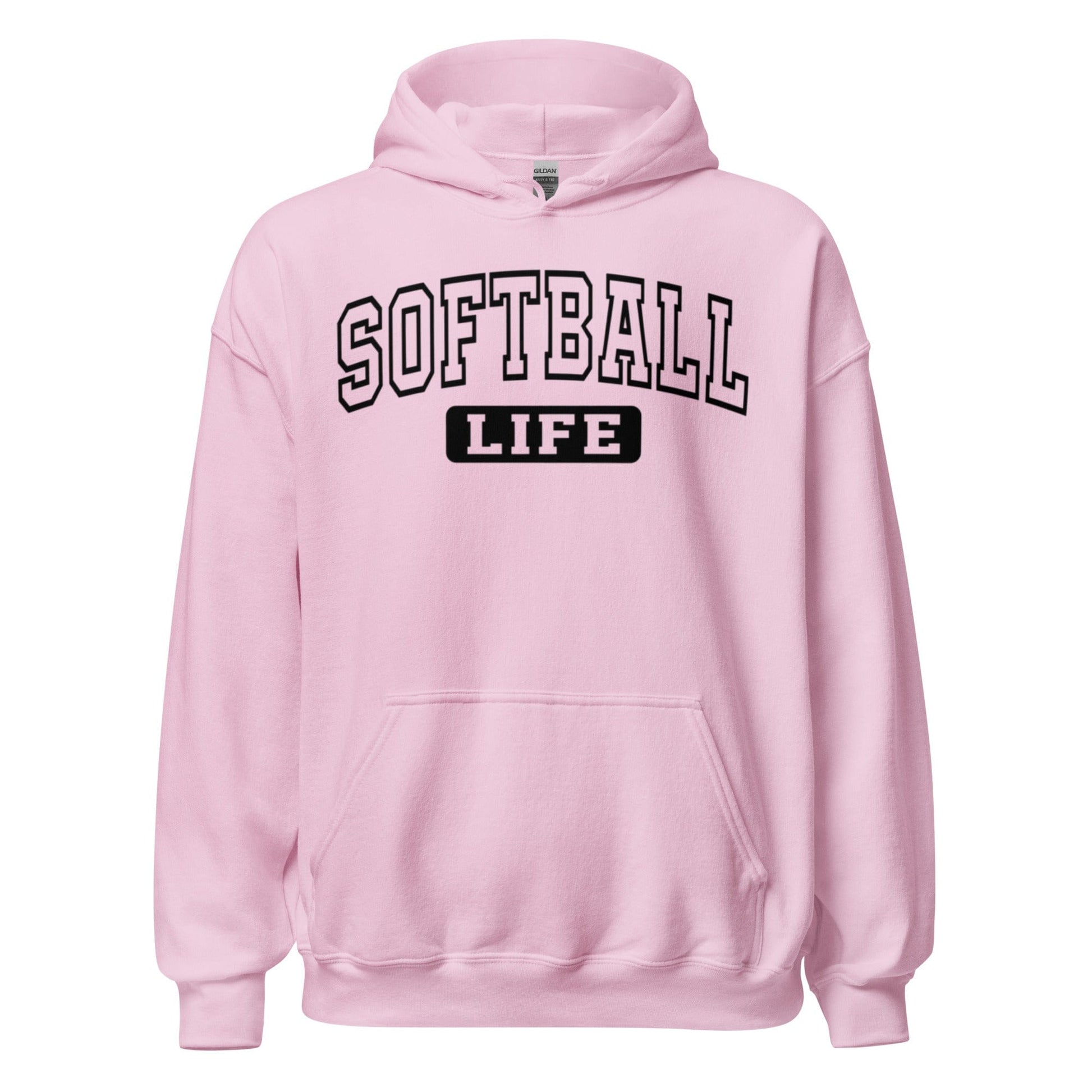 Softball Life - Adult Softball Hoodie - SA Apparel