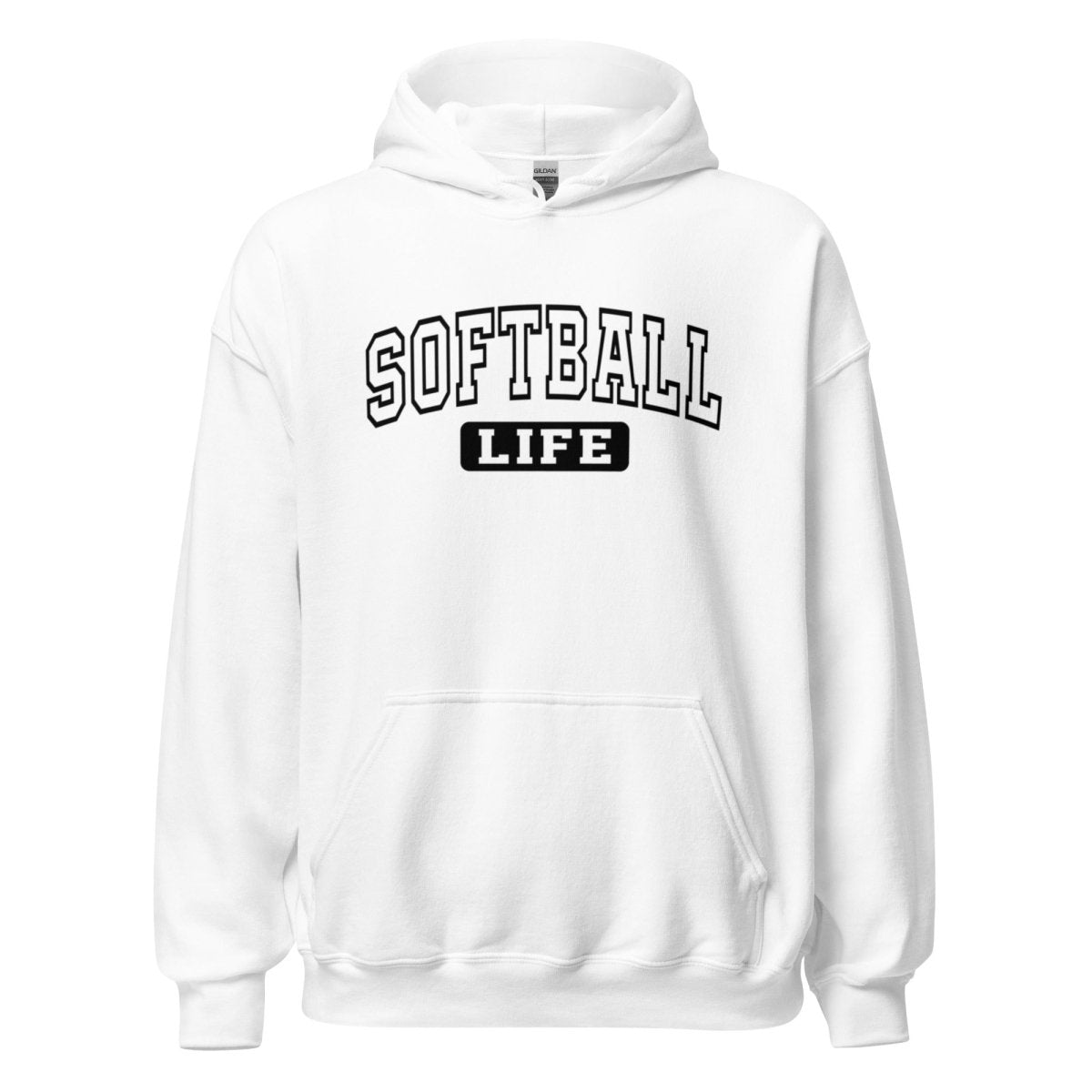 Softball Life - Adult Softball Hoodie - SA Apparel
