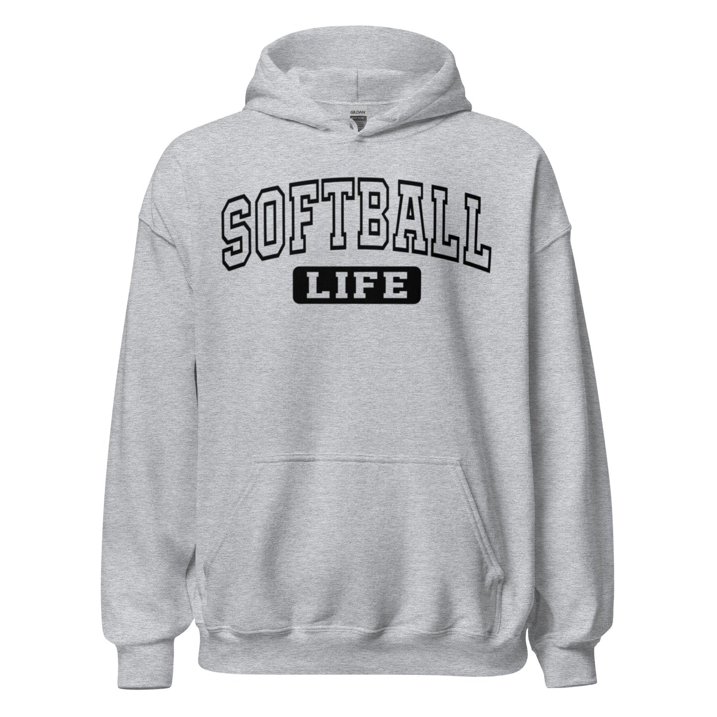 Softball Life - Adult Softball Hoodie - SA Apparel