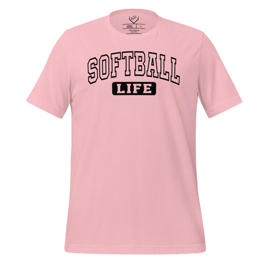 Softball Life - Adult Softball Tee - SA Apparel