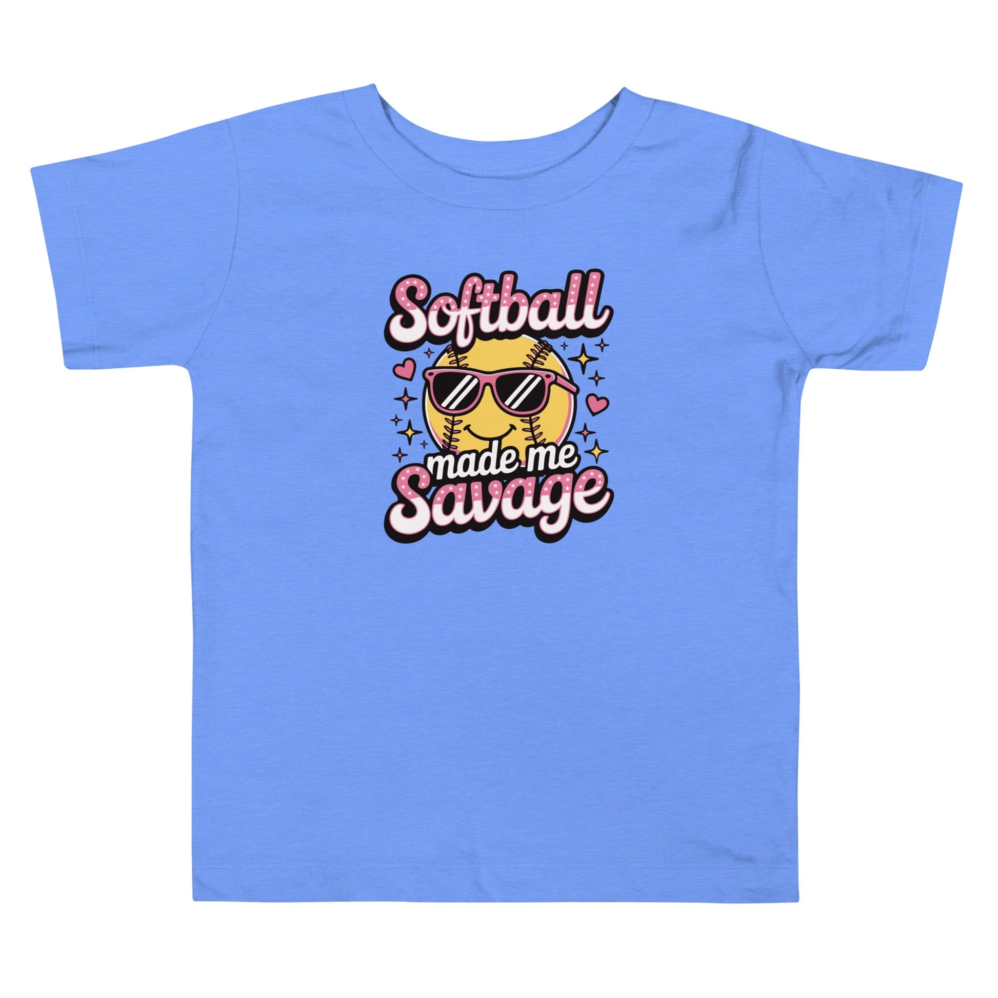 Softball Made Me Savage - Toddler Tee - SA Apparel