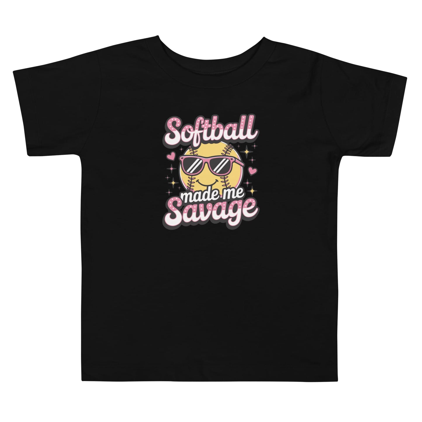 Softball Made Me Savage - Toddler Tee - SA Apparel