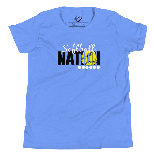 Softball Nation - Youth Tee - SA Apparel