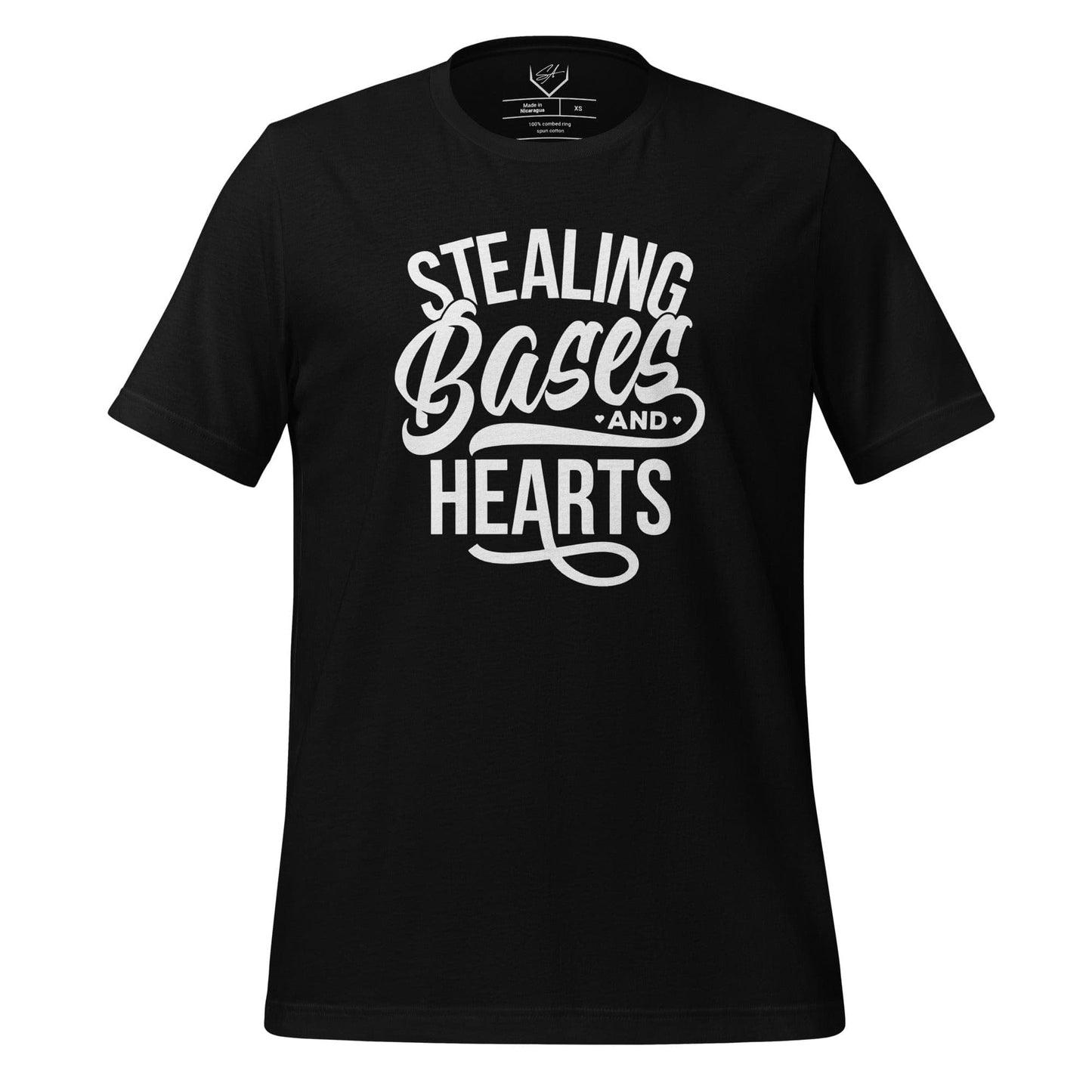 Stealing Bases And Hearts - Adult Tee - SA Apparel