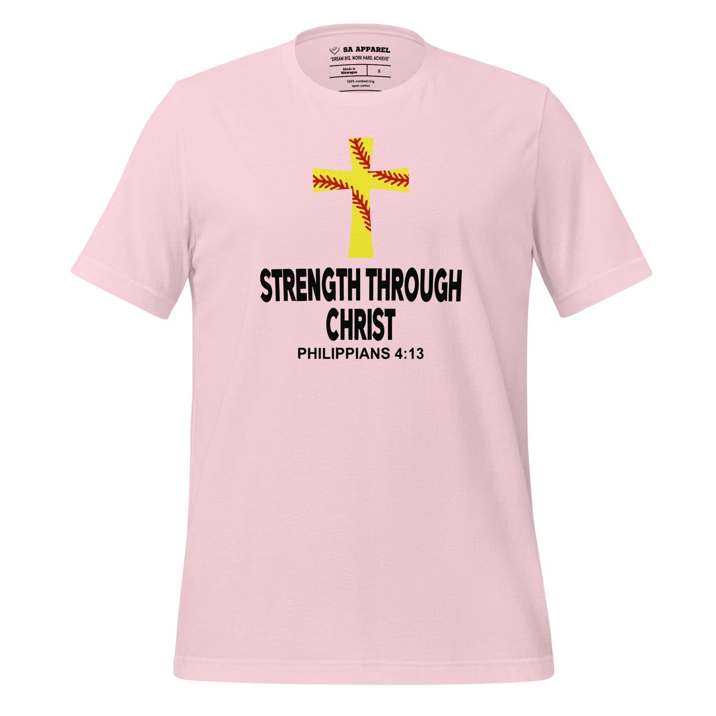 Strength Through Christ Softball - Adult Tee - SA Apparel