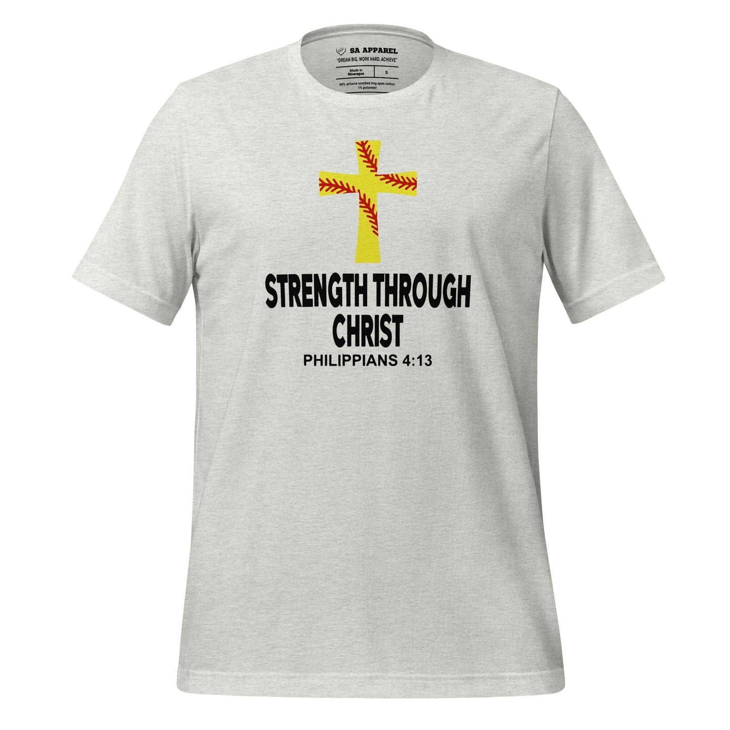 Strength Through Christ Softball - Adult Tee - SA Apparel