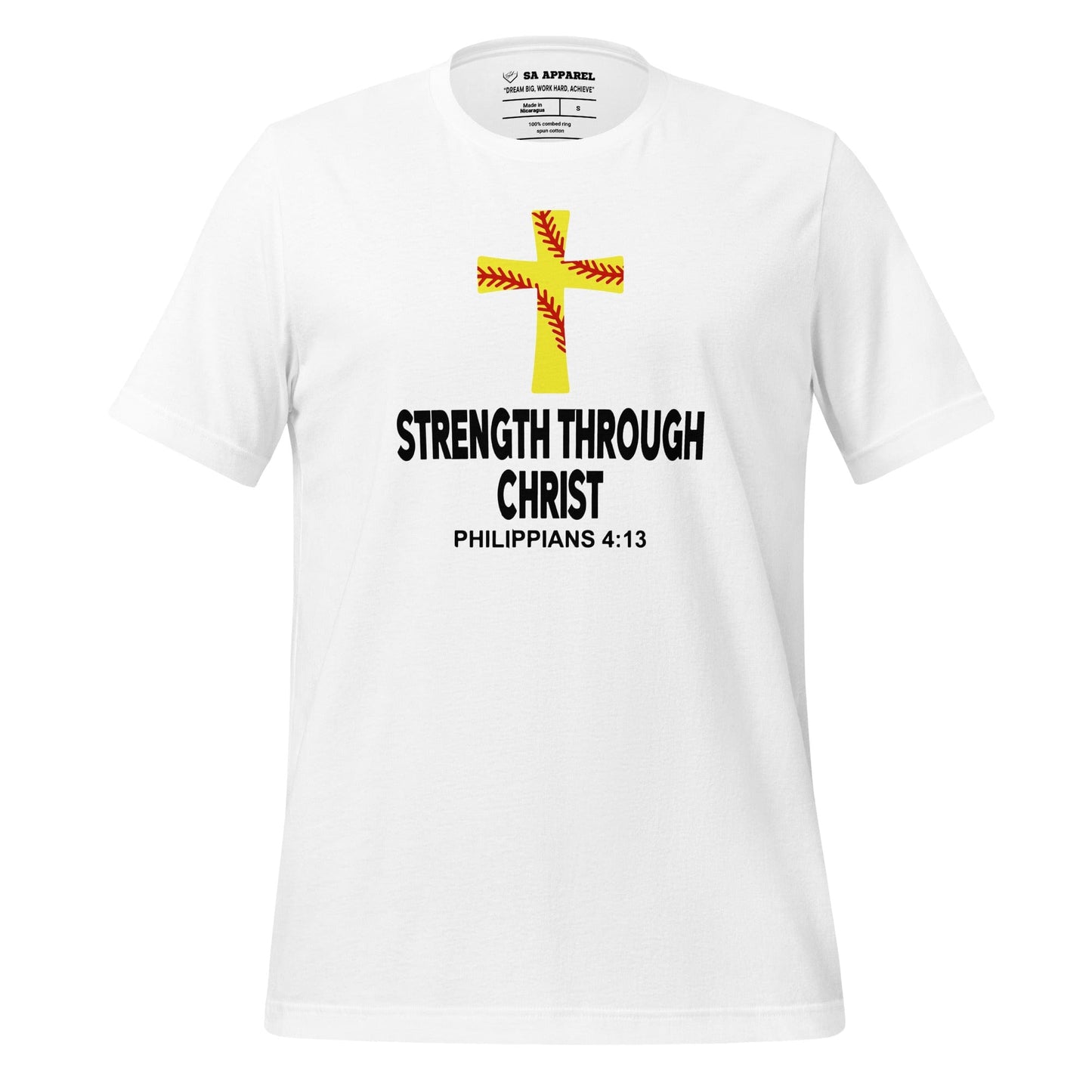 Strength Through Christ Softball - Adult Tee - SA Apparel