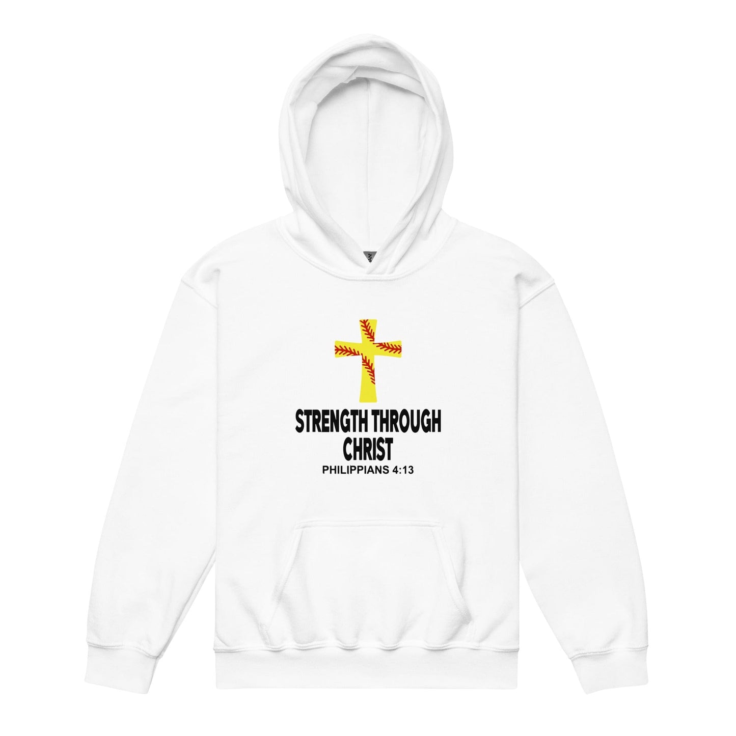 Strength Through Christ Softball - Youth Hoodie - SA Apparel