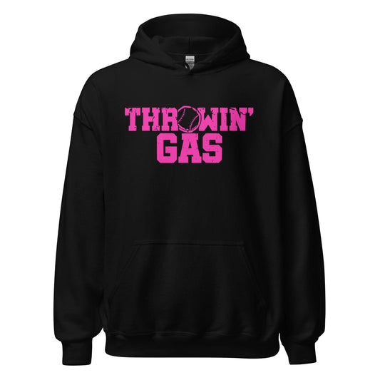 Throwin' Gas Distressed - Adult Hoodie - SA Apparel