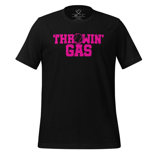 Throwin' Gas Distressed - Adult Tee - SA Apparel