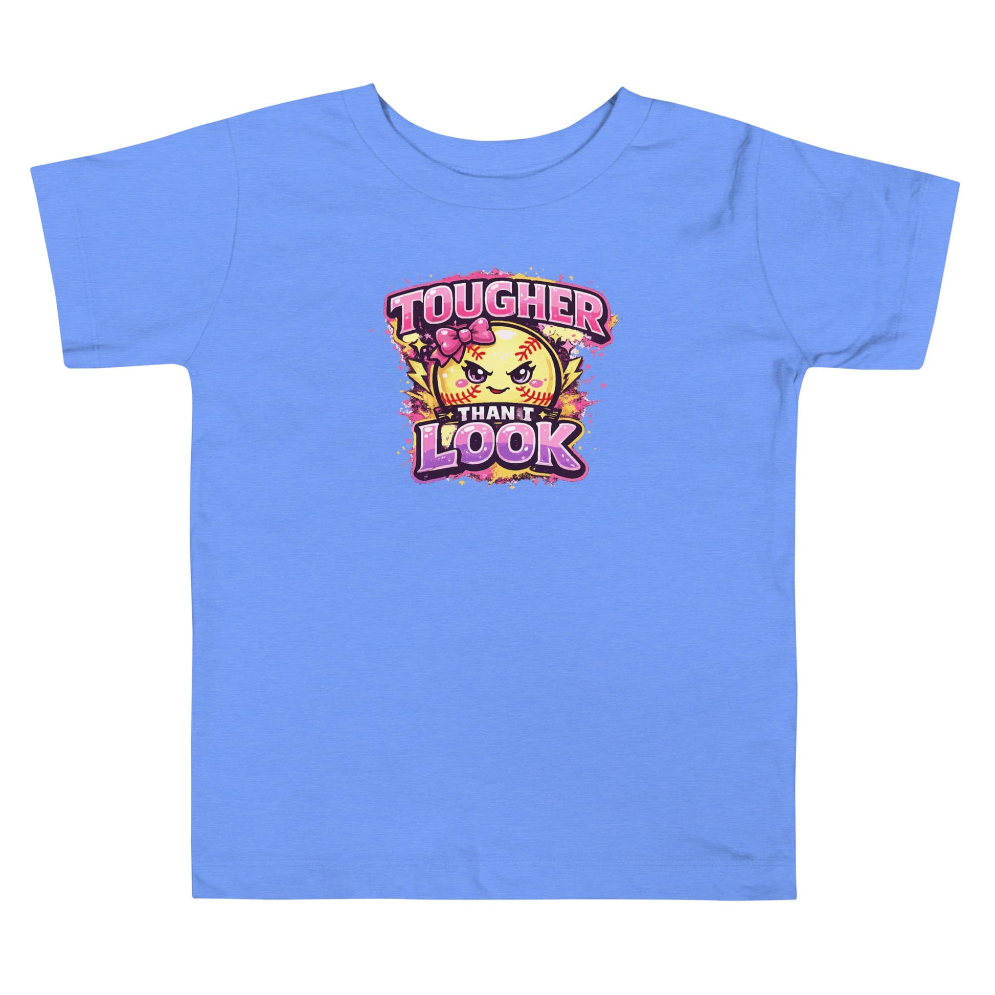 SA Apparel Toddler Tee Heather Columbia Blue / 2T / Soft Style/Cotton Tougher Than I Look - Toddler Tee