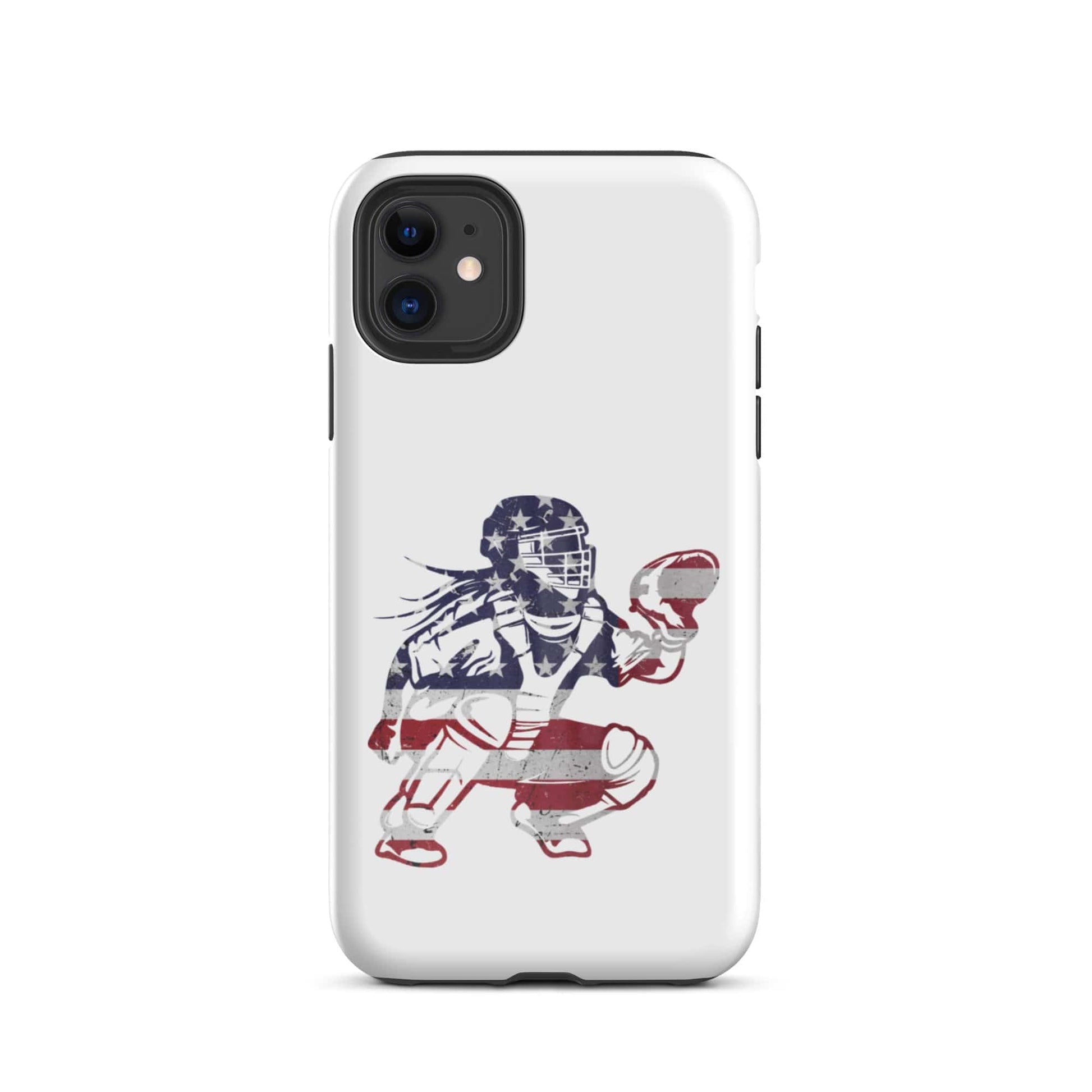 SA Apparel Phone Case iPhone 11 Softball Catcher - iPhone Tough Case