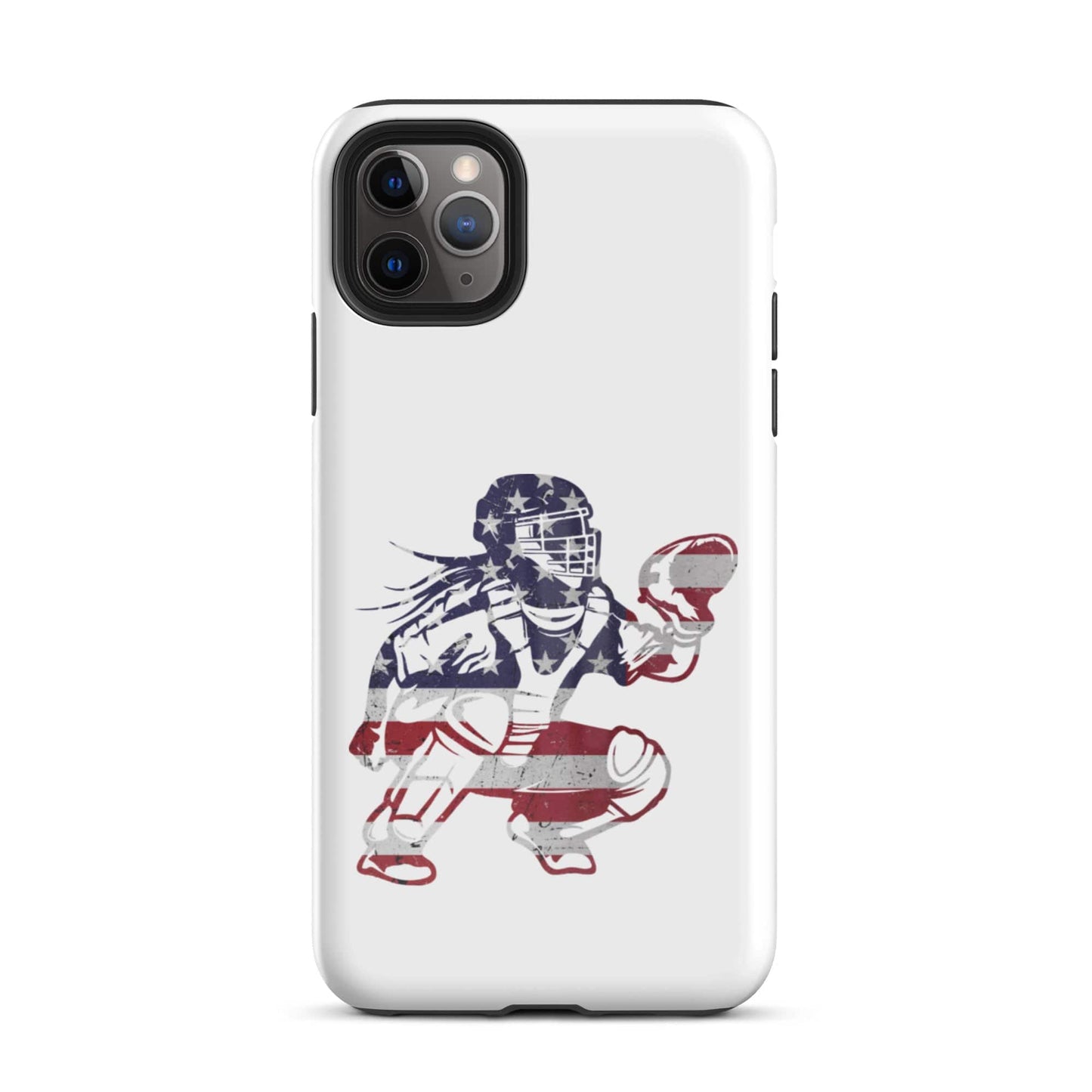 SA Apparel Phone Case iPhone 11 Pro Max Softball Catcher - iPhone Tough Case