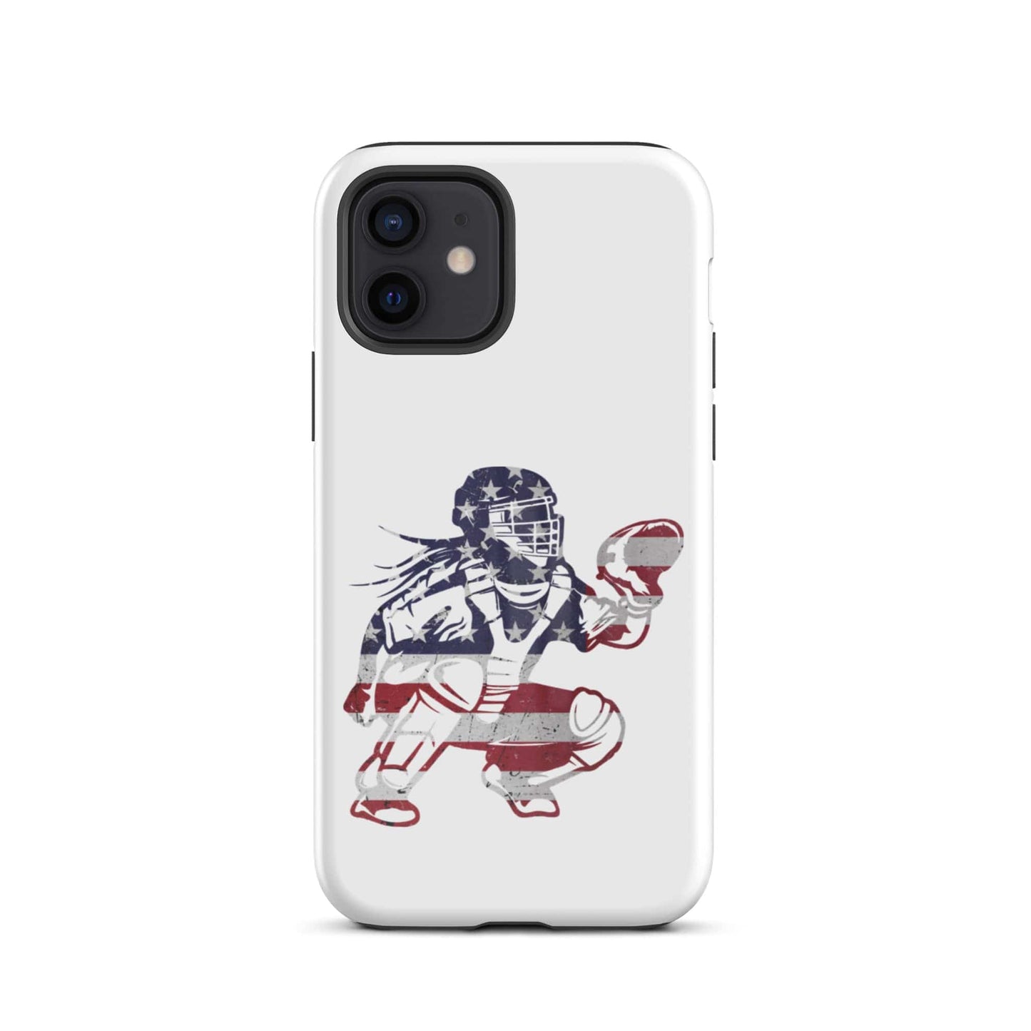 SA Apparel Phone Case iPhone 12 Softball Catcher - iPhone Tough Case