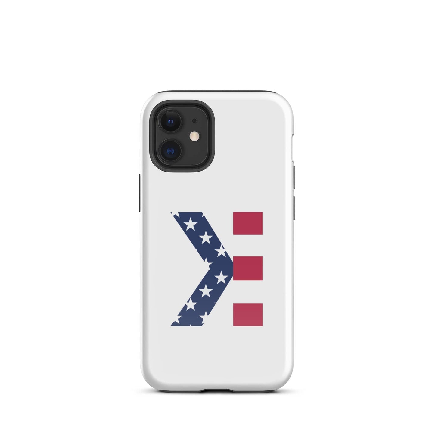 SA Apparel Phone Case iPhone 12 mini American Flag Strikeout - iPhone Tough Case