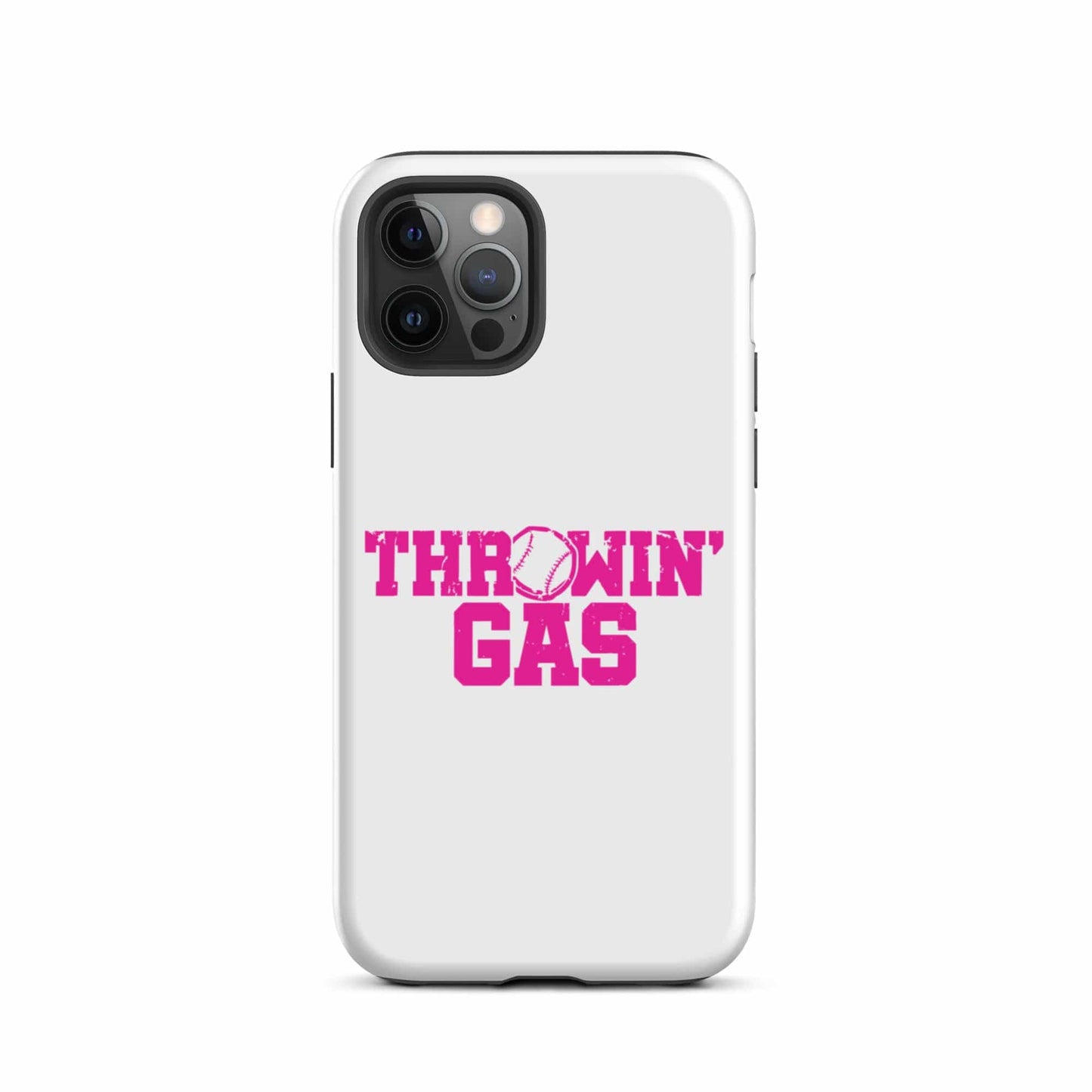 SA Apparel Phone Case iPhone 12 Pro Throwin' Gas Pink - iPhone Tough Case