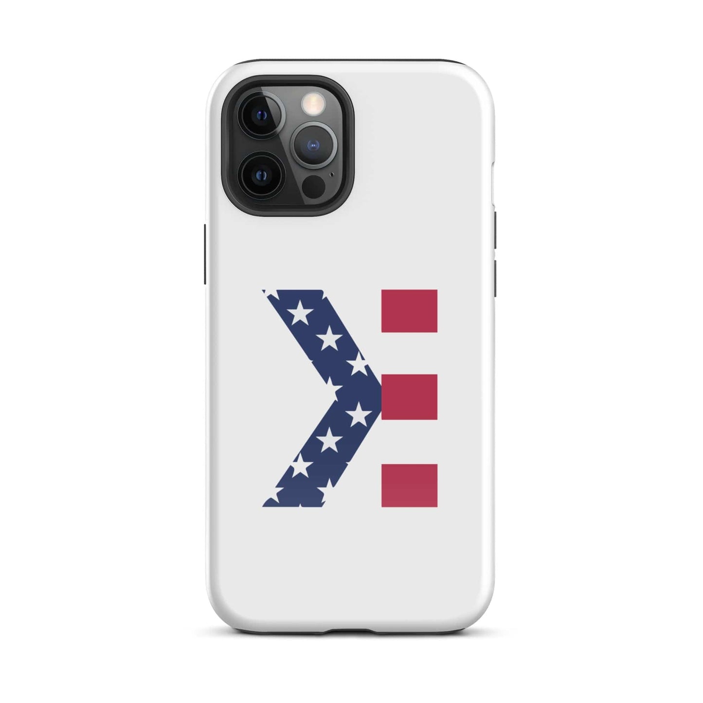 SA Apparel Phone Case iPhone 12 Pro Max American Flag Strikeout - iPhone Tough Case