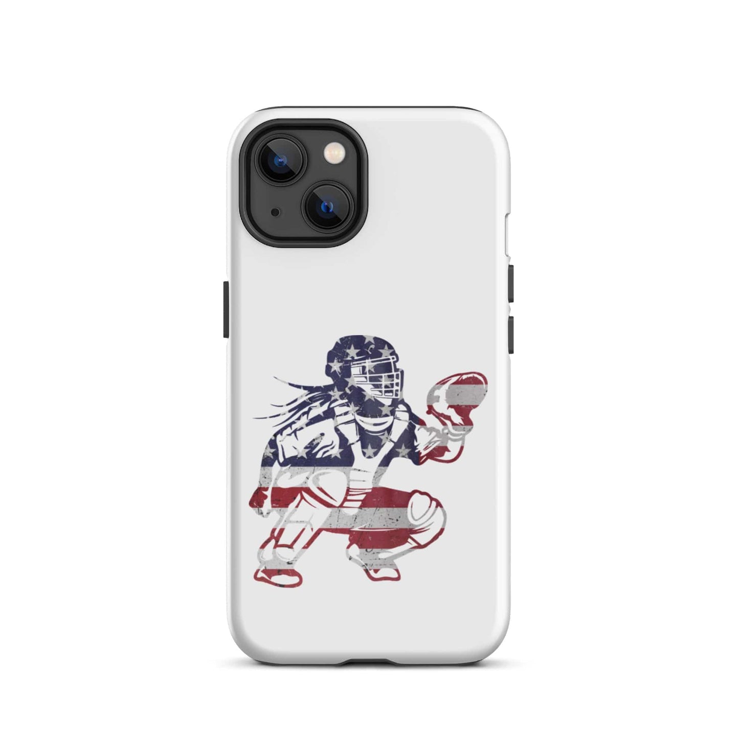 SA Apparel Phone Case iPhone 13 Softball Catcher - iPhone Tough Case