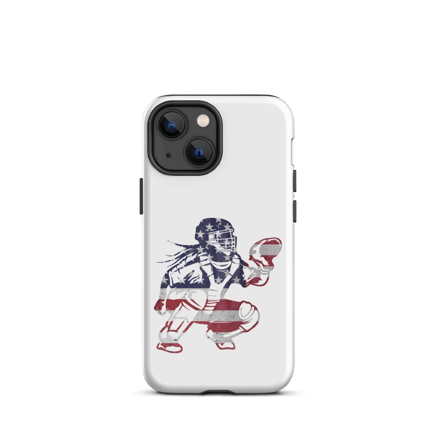 SA Apparel Phone Case iPhone 13 mini Softball Catcher - iPhone Tough Case