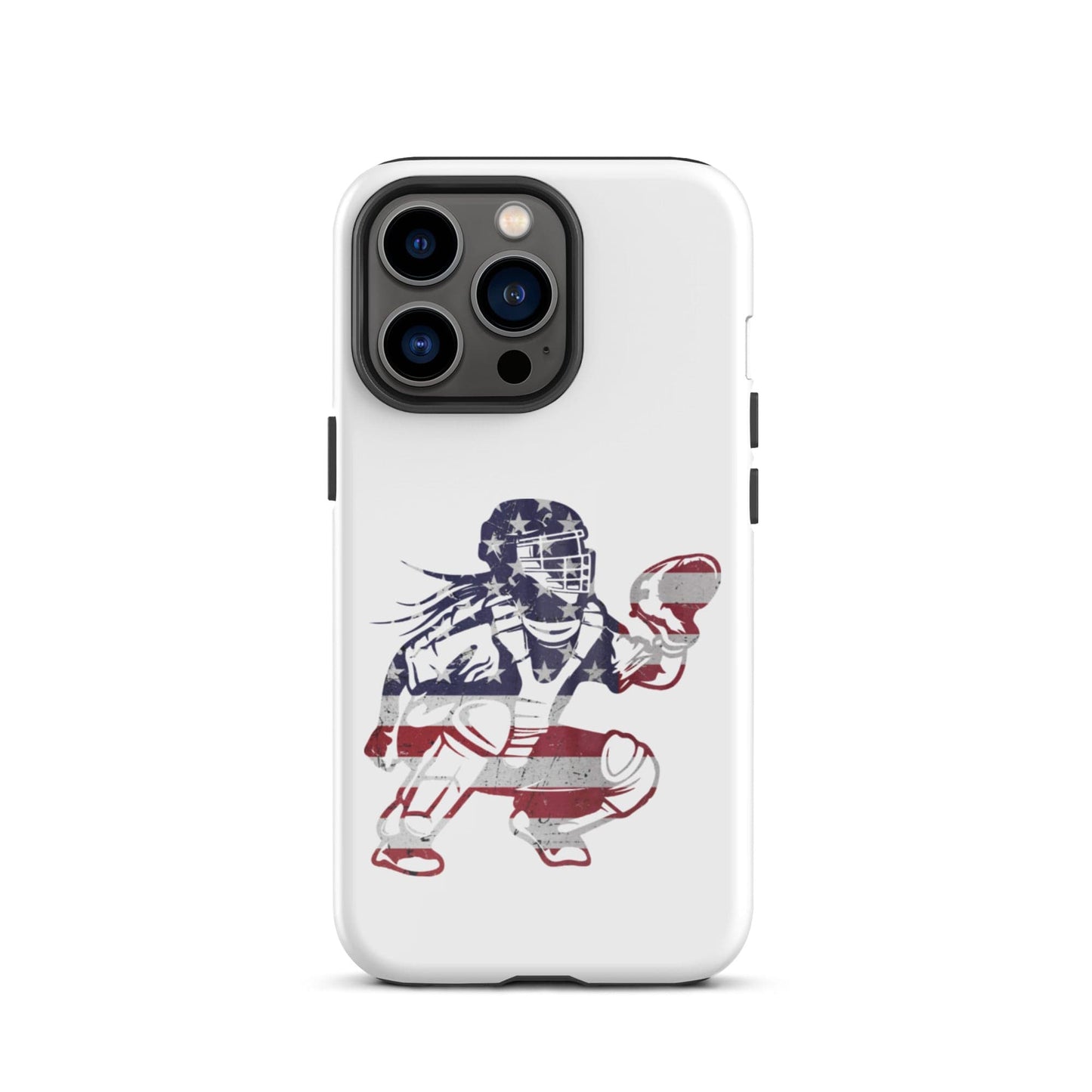 SA Apparel Phone Case iPhone 13 Pro Softball Catcher - iPhone Tough Case