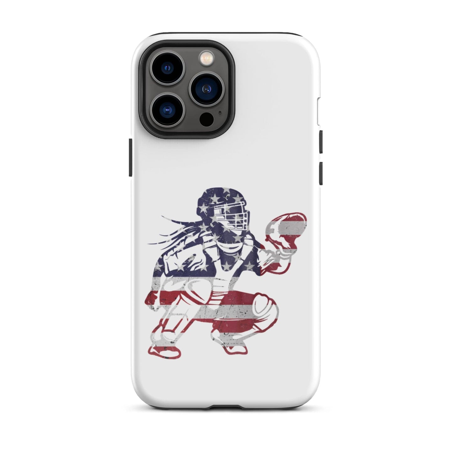 SA Apparel Phone Case iPhone 13 Pro Max Softball Catcher - iPhone Tough Case