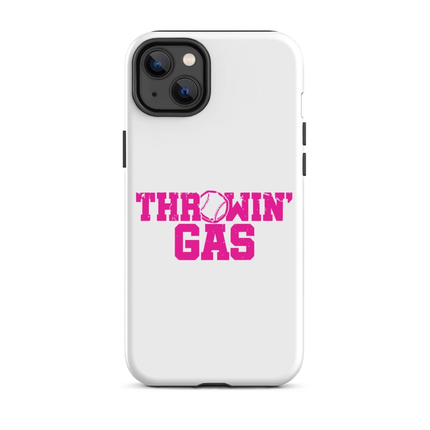 SA Apparel Phone Case iPhone 14 Plus Throwin' Gas Pink - iPhone Tough Case