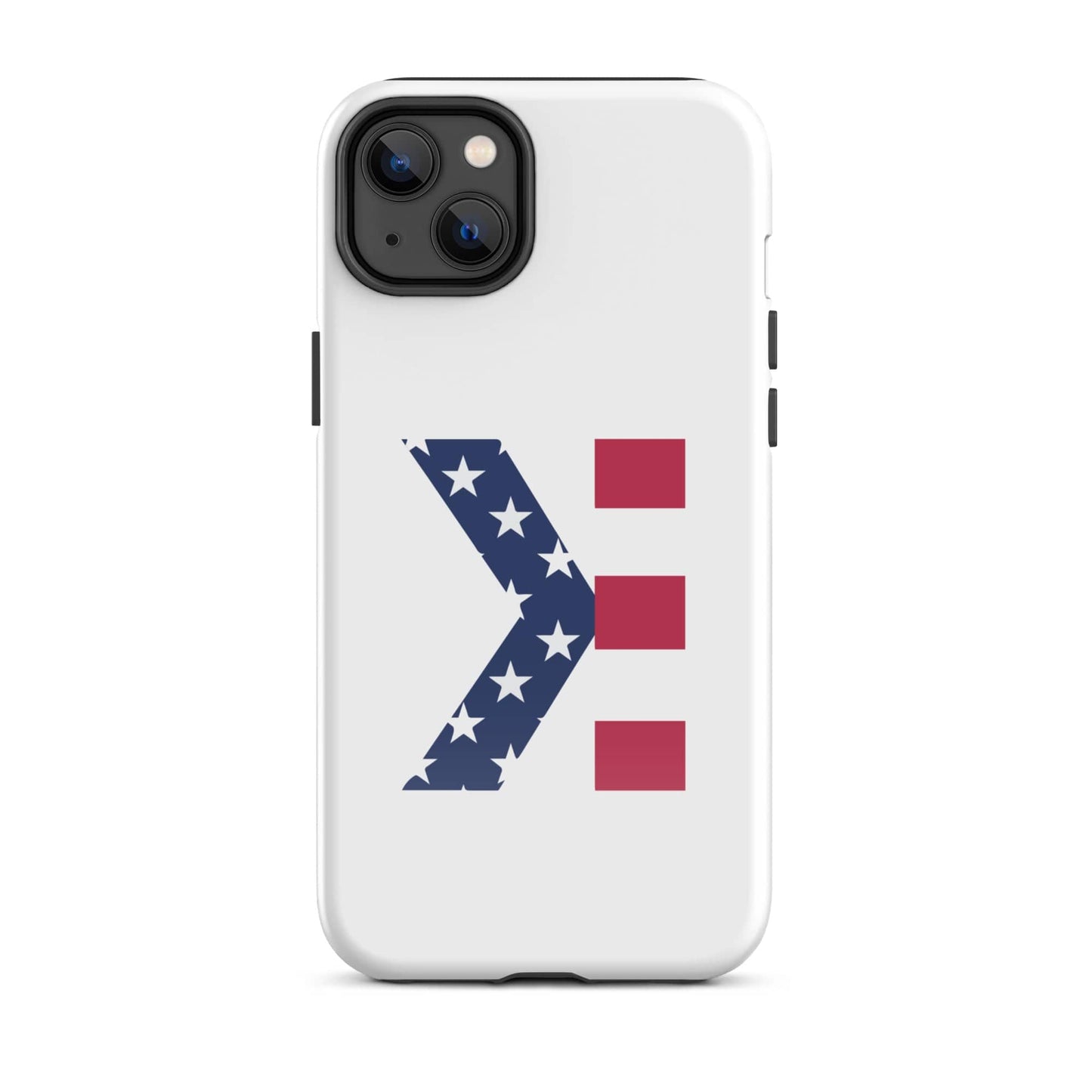 SA Apparel Phone Case iPhone 14 Plus American Flag Strikeout - iPhone Tough Case