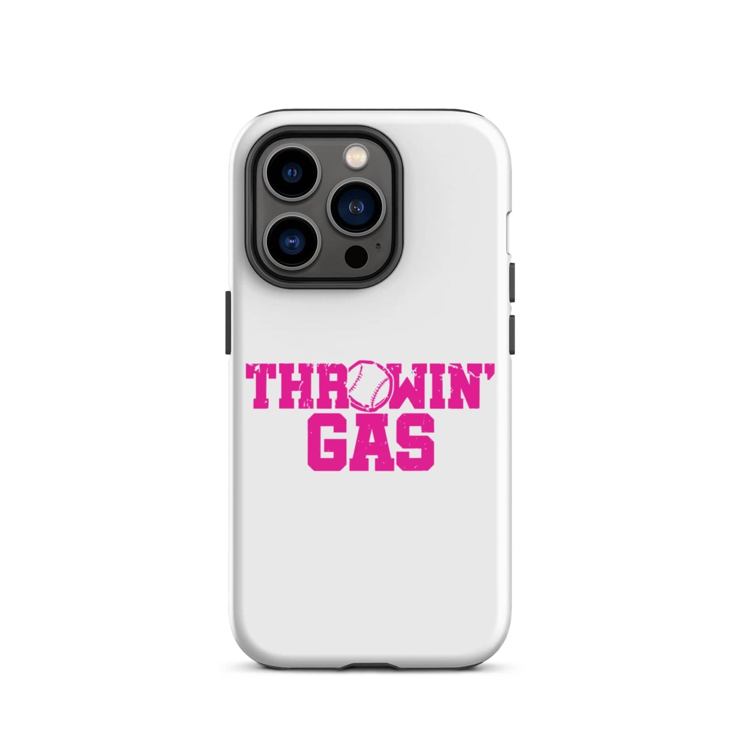 SA Apparel Phone Case iPhone 14 Pro Throwin' Gas Pink - iPhone Tough Case