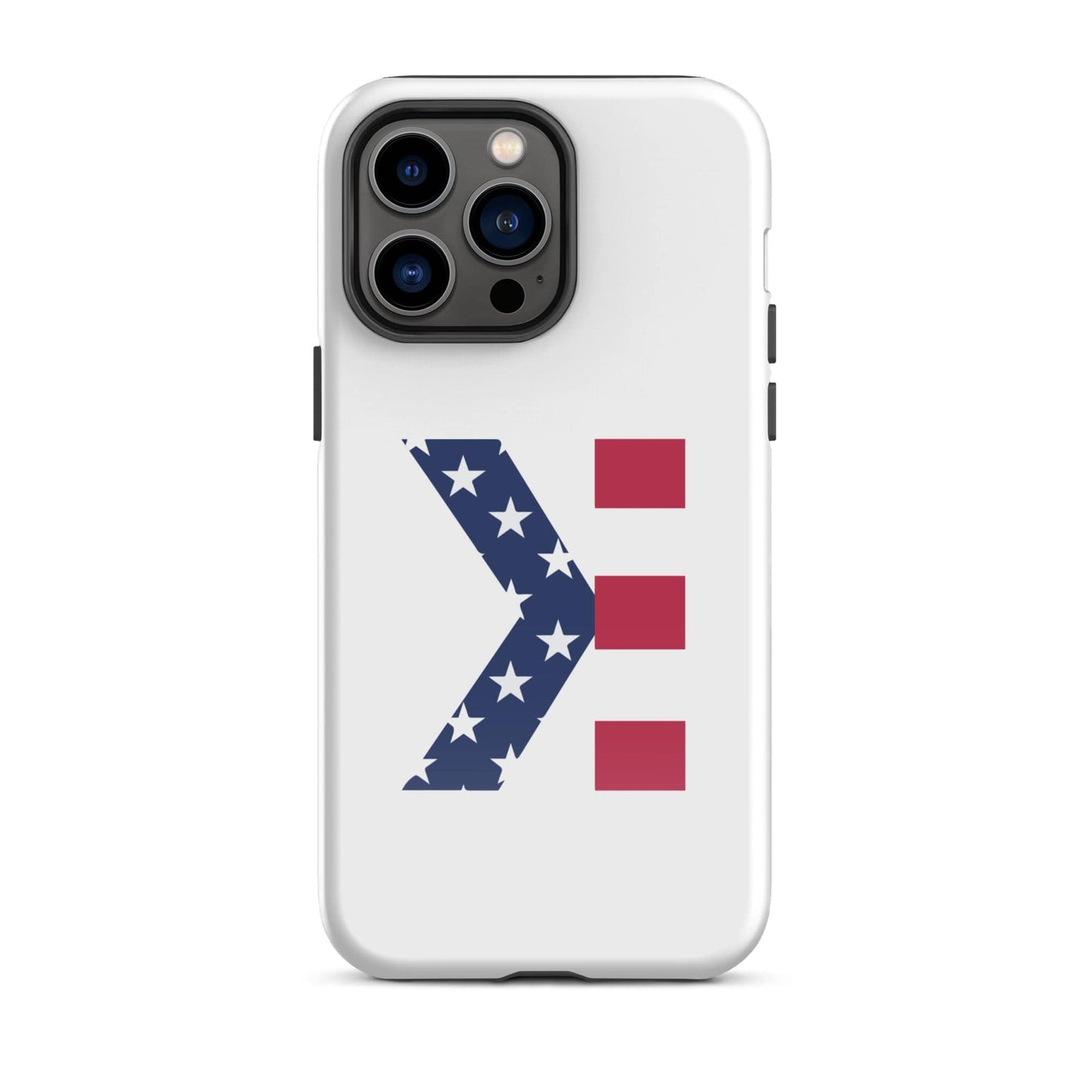 SA Apparel Phone Case iPhone 14 Pro Max American Flag Strikeout - iPhone Tough Case