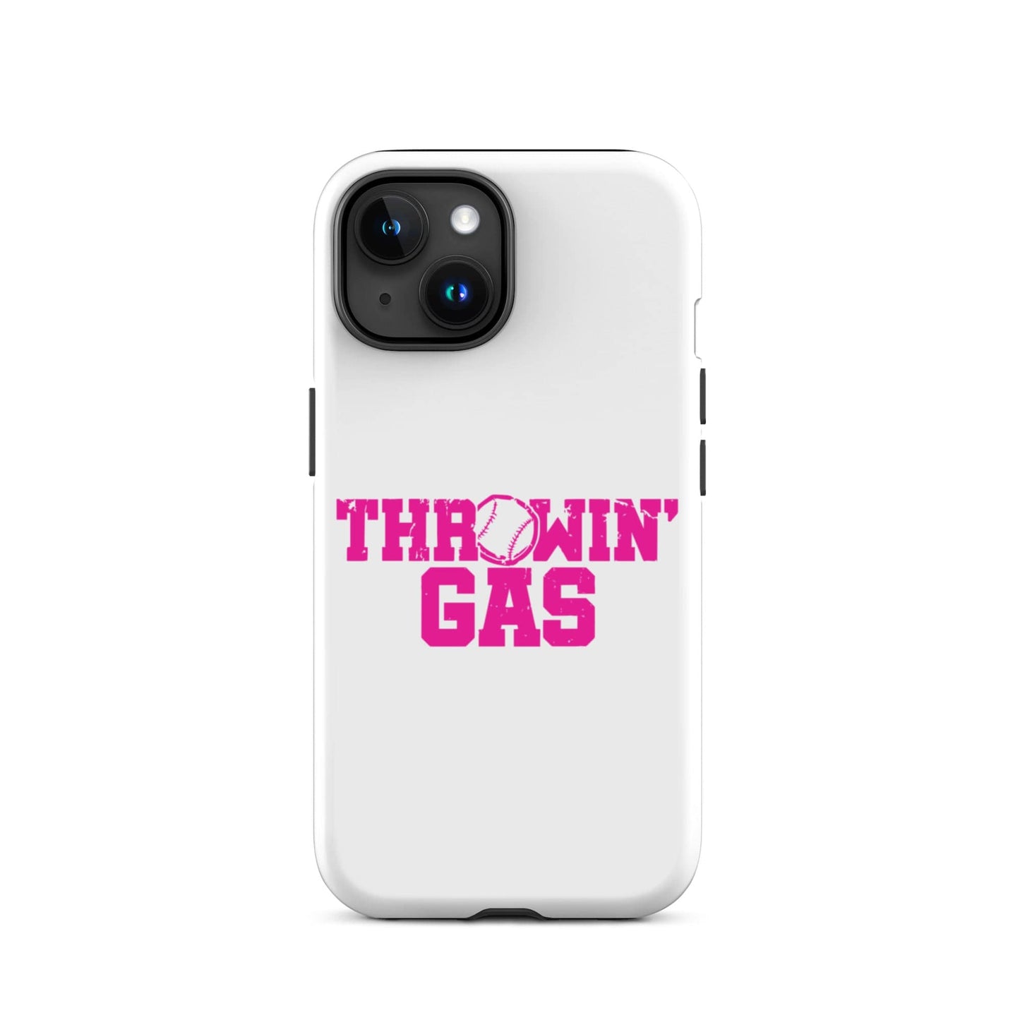 SA Apparel Phone Case iPhone 15 Throwin' Gas Pink - iPhone Tough Case