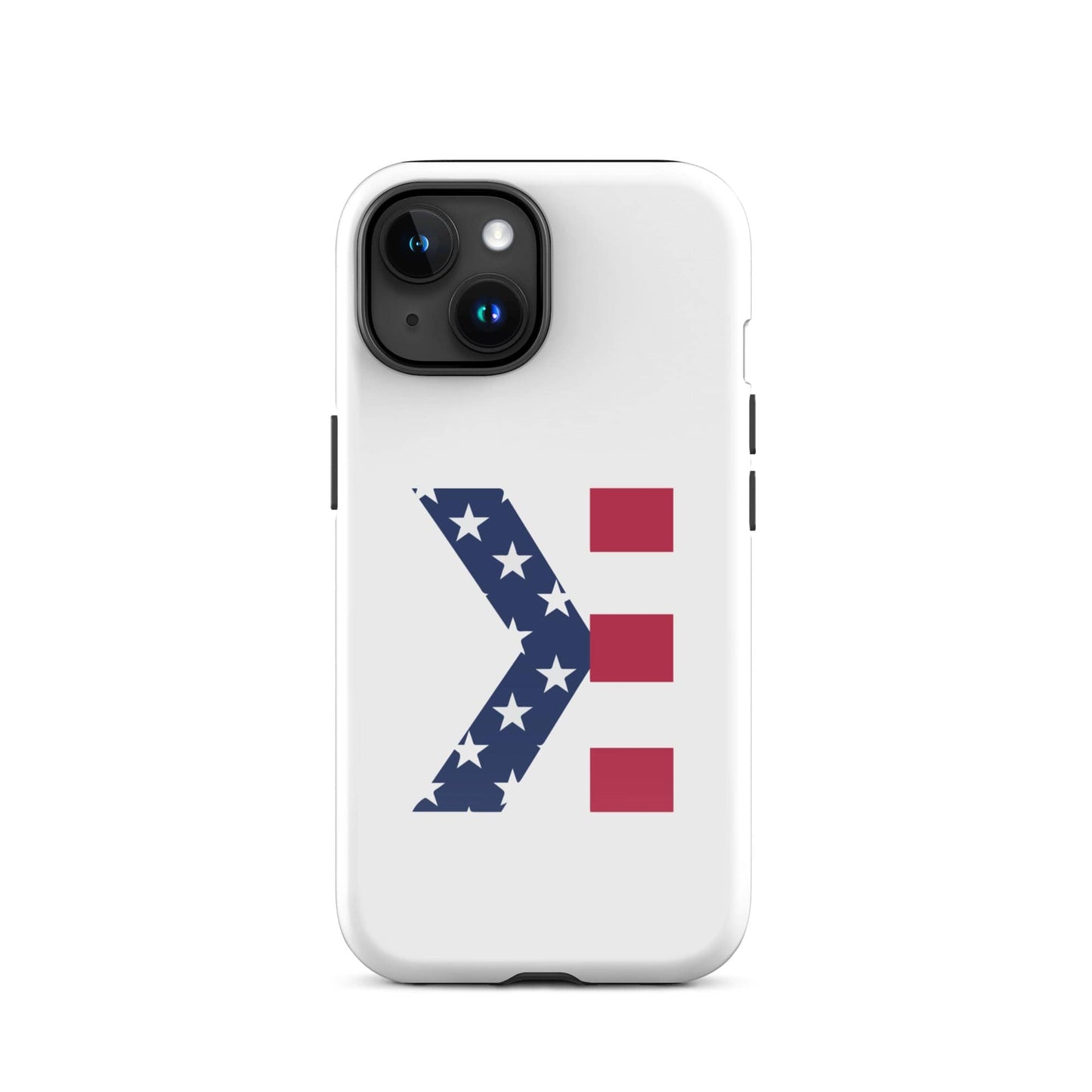 SA Apparel Phone Case iPhone 15 American Flag Strikeout - iPhone Tough Case