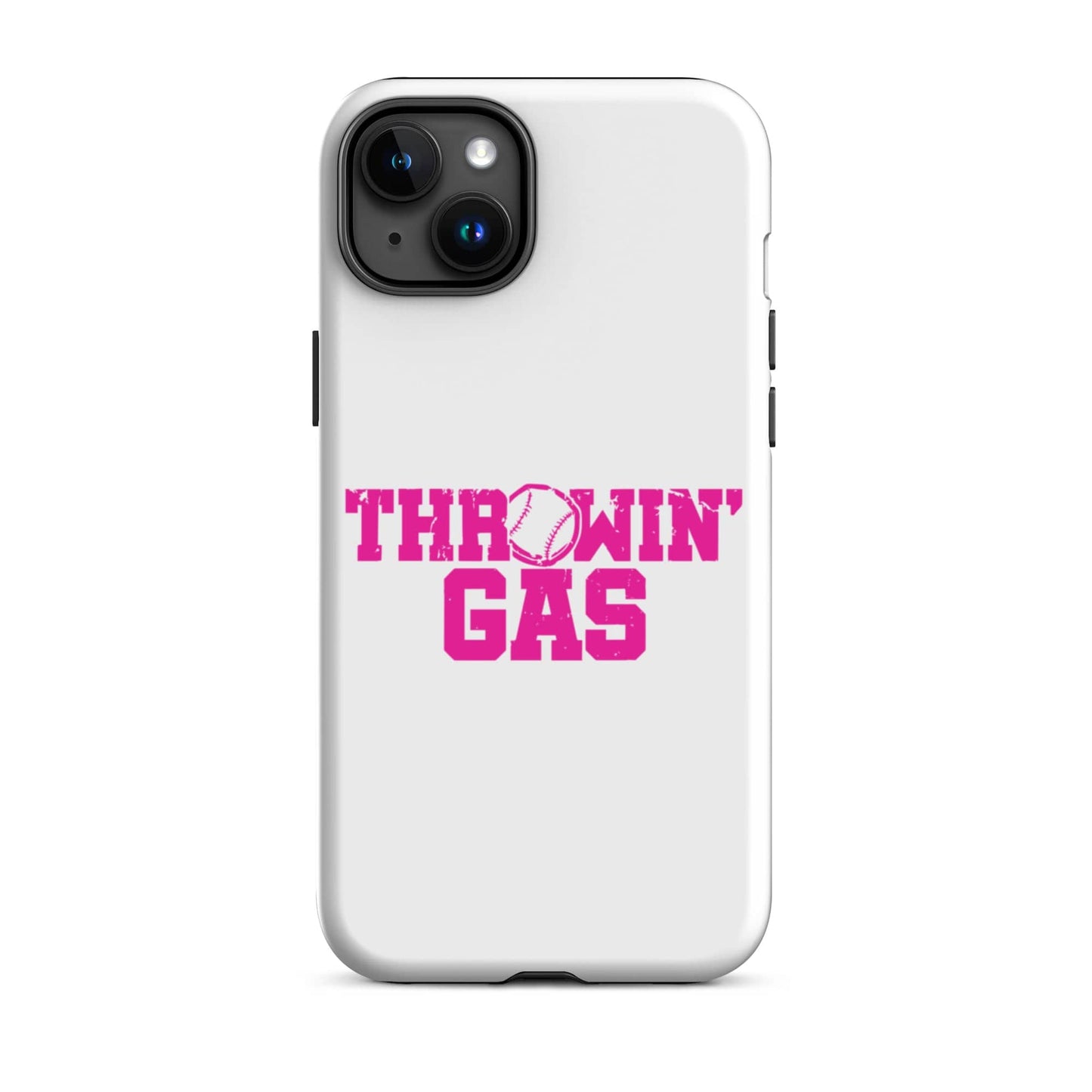 SA Apparel Phone Case iPhone 15 Plus Throwin' Gas Pink - iPhone Tough Case