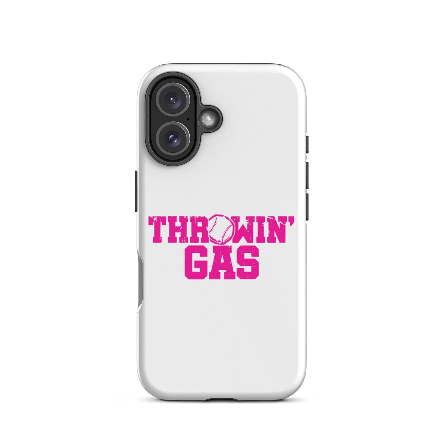 SA Apparel Phone Case iPhone 16 Throwin' Gas Pink - iPhone Tough Case