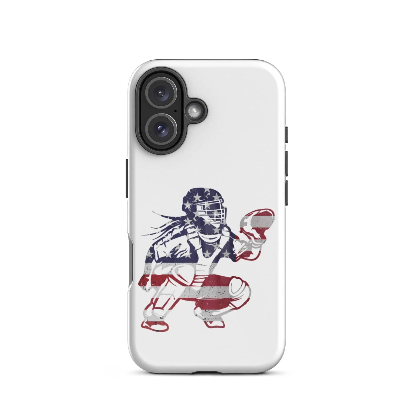 SA Apparel Phone Case iPhone 16 Softball Catcher - iPhone Tough Case