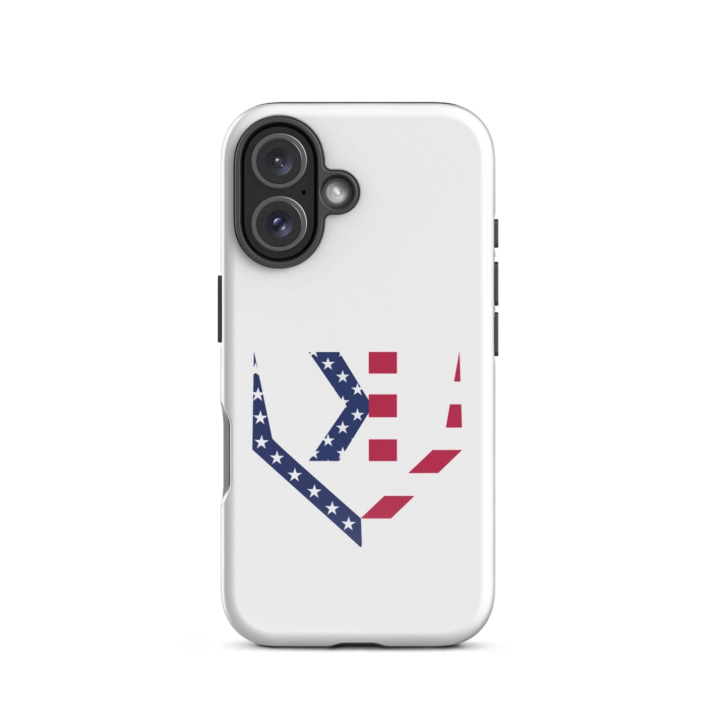 SA Apparel Phone Case iPhone 16 American Flag Home Plate - iPhone Tough Case