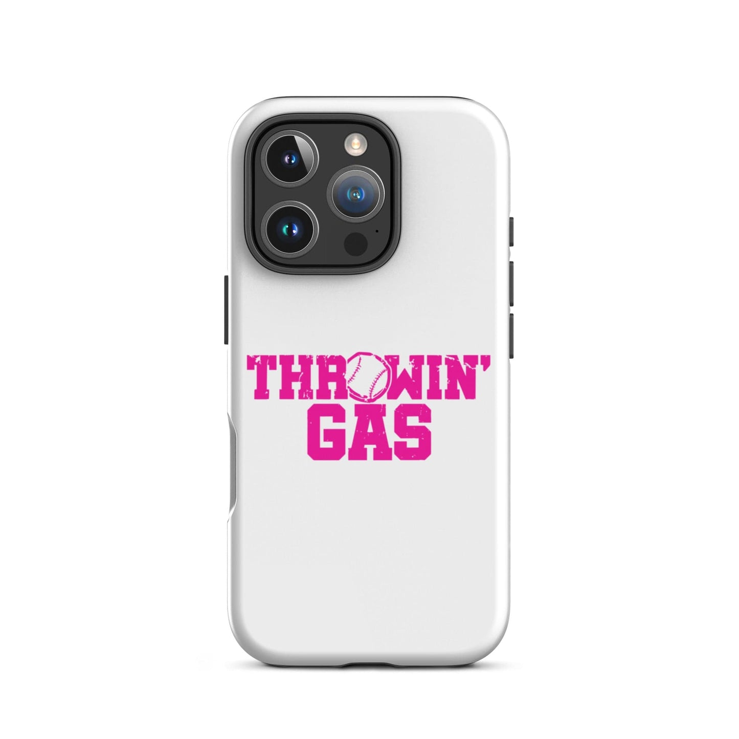 SA Apparel Phone Case iPhone 16 Pro Throwin' Gas Pink - iPhone Tough Case