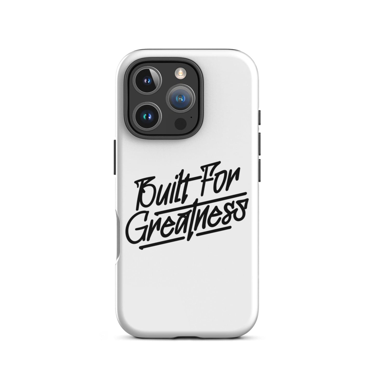 SA Apparel Phone Case iPhone 16 Pro Built For Greatness - iPhone Tough Case